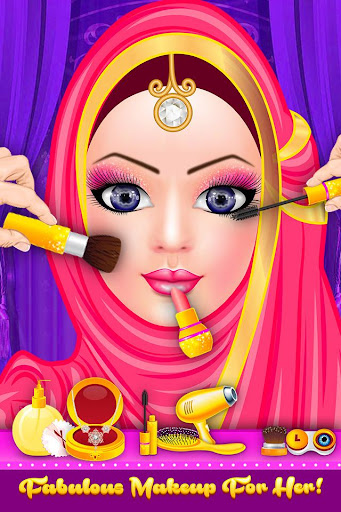 Hijab Doll Fashion Salon Dress Up Game screenshots 3