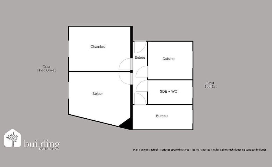 Vente appartement 3 pièces 38.77 m² à Levallois-Perret (92300), 340 000 €