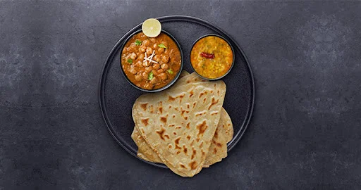 Punjabi Chole - Paratha Thali