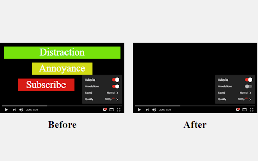 Hide YouTube Annotations