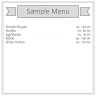 Banashankari Kabab Center menu 1