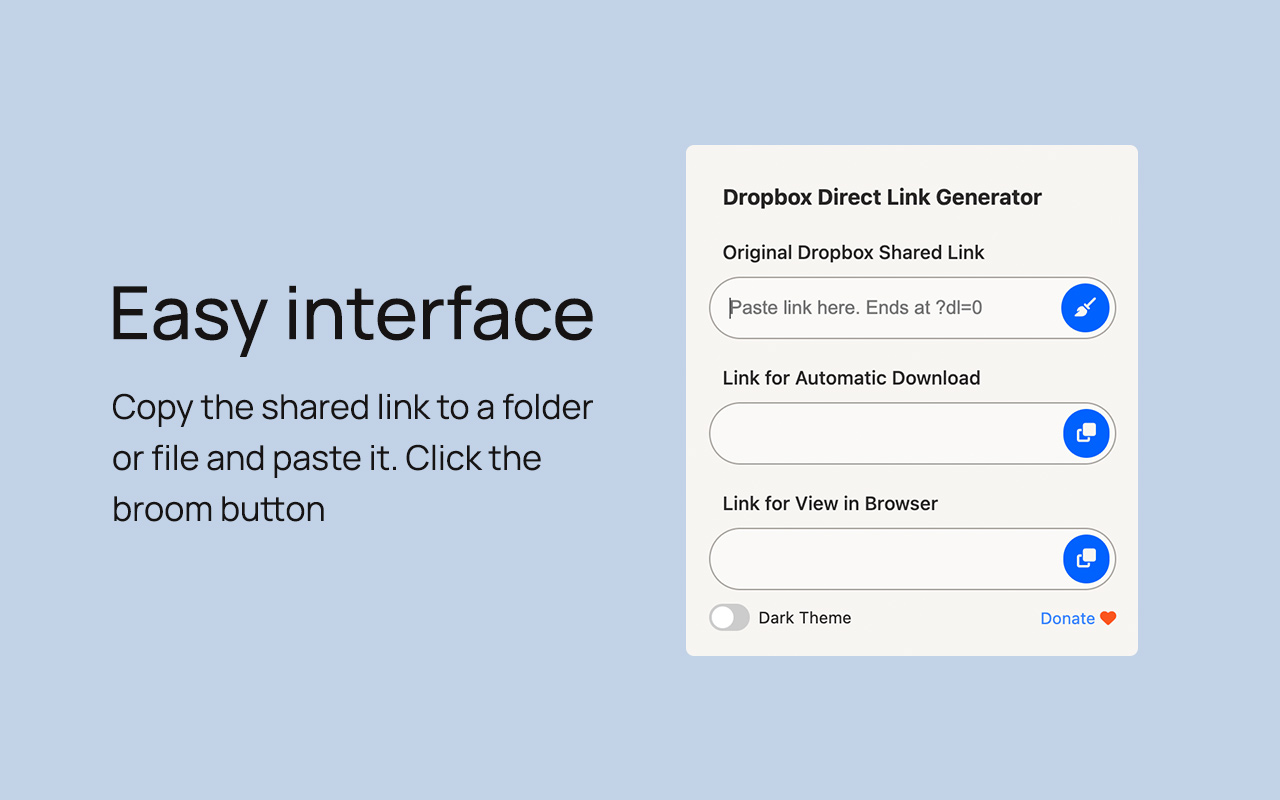 Dropbox Direct Link Generator Preview image 2