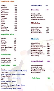 Virgin Squeeze menu 1