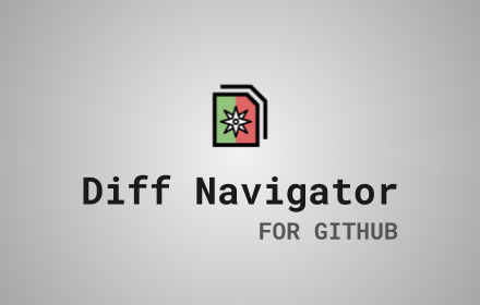 Diff Navigator for GitHub small promo image