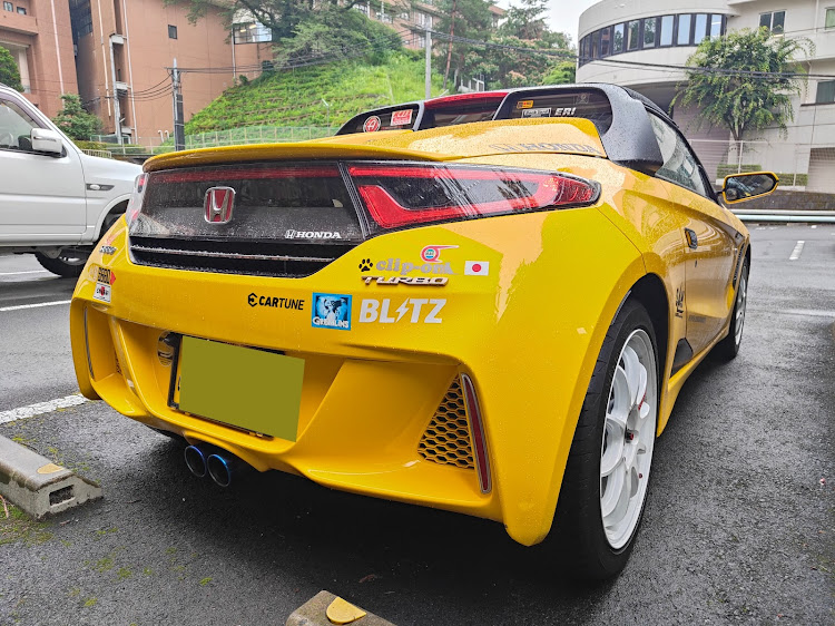 S660のいいね＆フォロー＆コメントありがとうございます・女性オーナー・愛車のある生活・職場駐車場・すみっコぐらしに関するカスタム事例の投稿画像2枚目