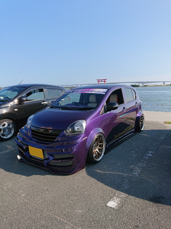 ピクシスエポックのミライース・車種限定ミーティング・LA3系の会・弁天島海浜公園駐車場・伊勢湾岸道長島パーキングエリアに関するカスタム事例の投稿画像8枚目