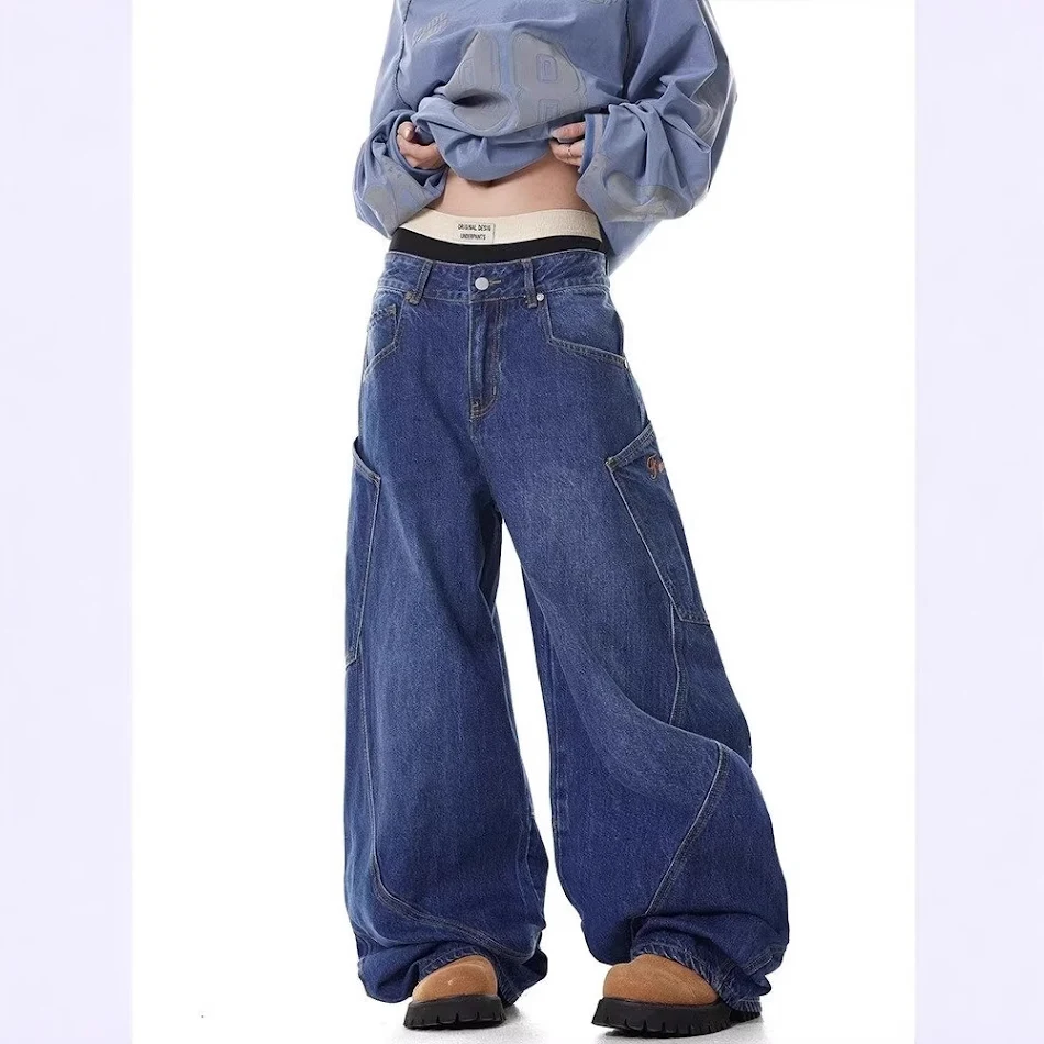 Machete Jeans met Grote Zakken voor Heren en Dames. Stevige en praktische jeansbroek, ideaal voor werk en outdoor activiteiten.