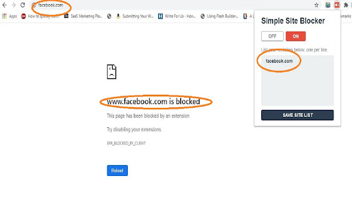 Simple Site Blocker