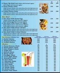 Nidhi Health And Diet Cafe menu 1