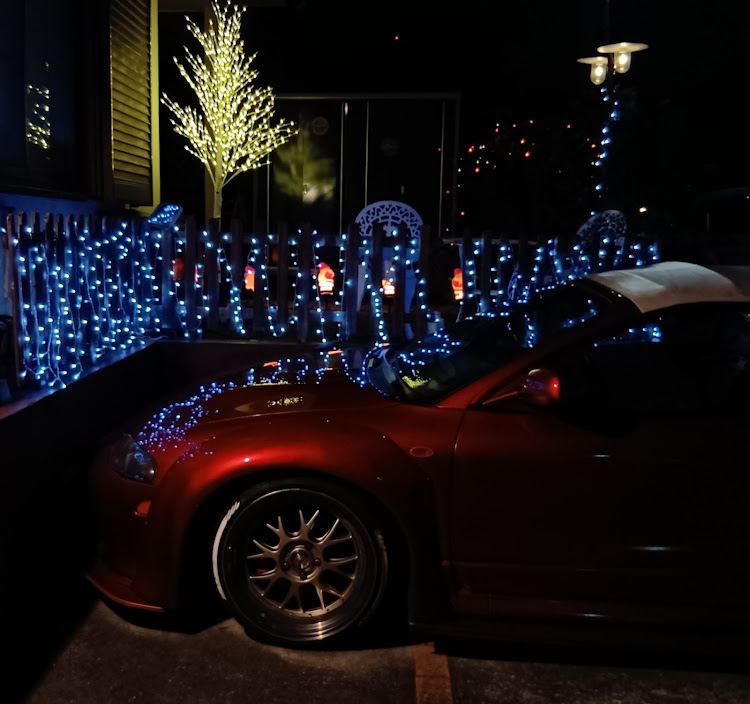 エクリプスのクリスマスイルミネーション・オーバーフェンダーに関するカスタム事例の投稿画像1枚目
