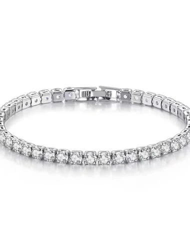 Eenvoudige armband met twee rijen v - 2