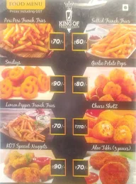 King Of Thickshakes menu 1