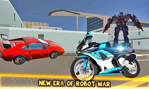 Moto Robot Fight: Futuristic War Robots Transform screenshots 6