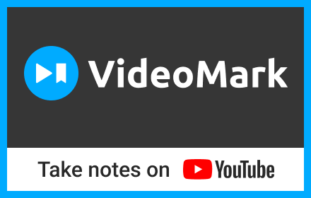VideoMark - Take notes on YouTube, Coursera small promo image