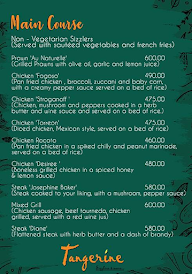 Tangerine Restaurant menu 5