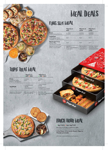 Pizza Hut menu 