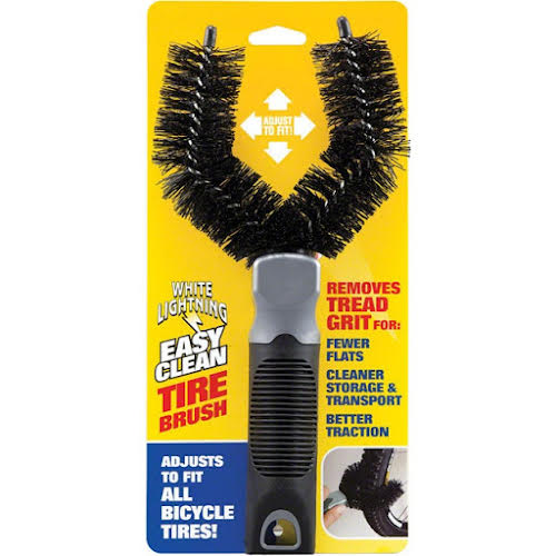 White Lightning Easy Clean Tire Brush