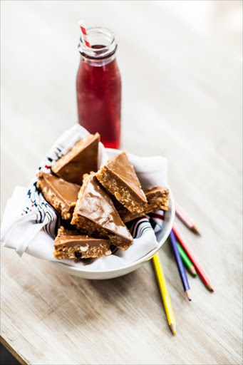 Peanut butter toffee bars Delight the hordes by adding these pimped-up Rice Krispie treats to your party table. Not only are they irresistible, but they can also be whipped up in the microwave.