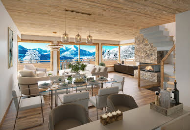 Chalet with panoramic view and terrace 3