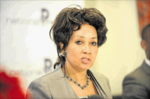 TALKING TOUGH: Lindiwe Sisulu is adopting a zero-tolerance stance to corruption in government. Photo: Tsheko Kabasia