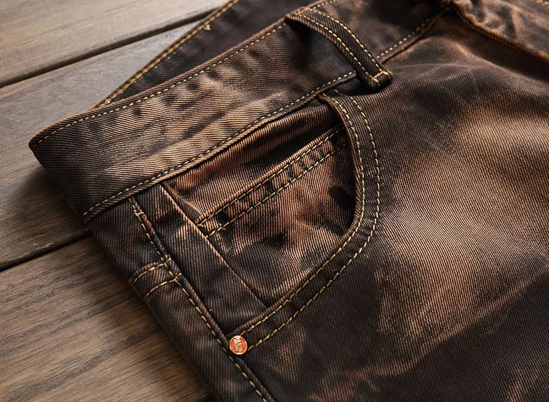 Title 12, Distressed Retro Straight Jeans Damen Hoher Tra...