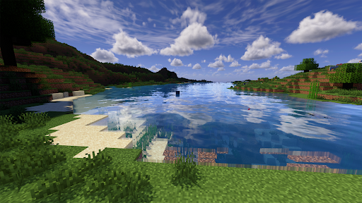 Screenshot Realistic shaders for MCPE