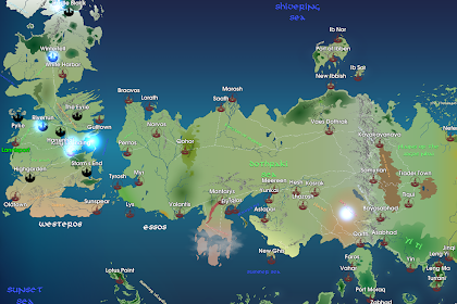 Printable Games Of Thrones Map