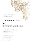 Amanda & Spencer's Wedding - Wedding Invitation item