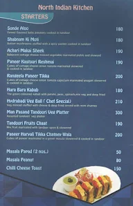 The Golden Metro menu 3