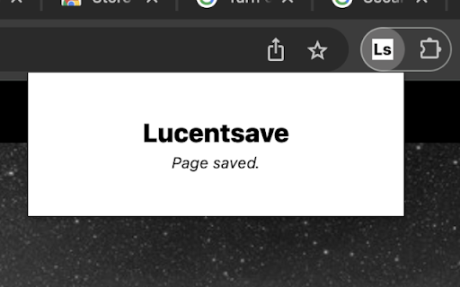 Lucentsave