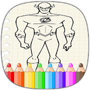 Superhero Coloring Game  Icon