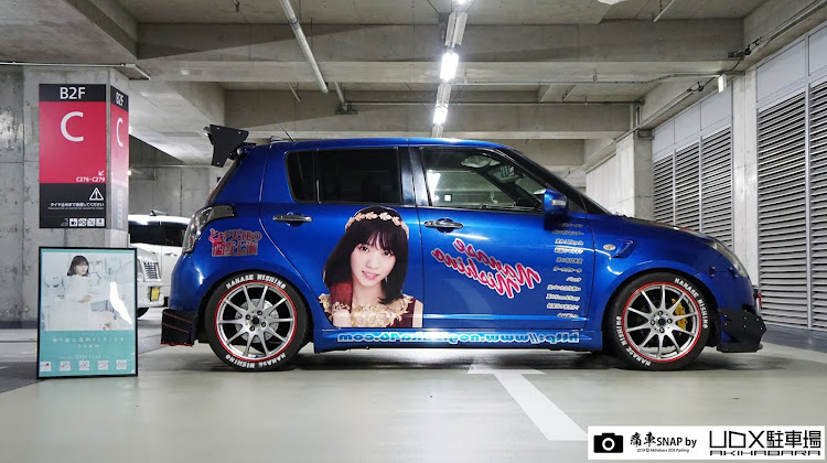 スイフトの西野七瀬・乃木車・乃木坂46に関するカスタム事例の投稿画像5枚目