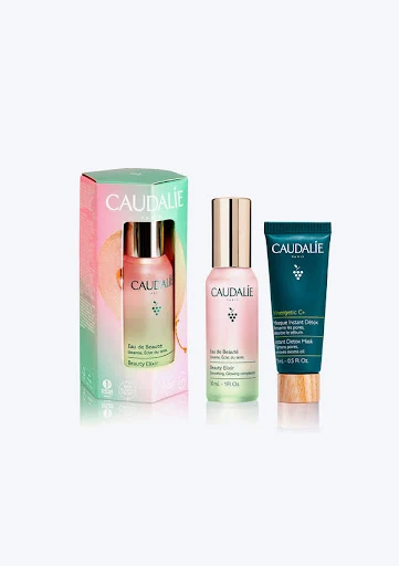 Bộ Sản Phẩm Thải Độc Giúp Da Căng Bóng Caudalie Beauty Elixir&Detox Mask Giftset_PP