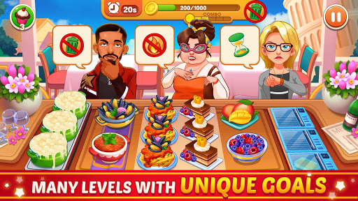 Télécharger Gratuit Cooking Dream: Crazy Chef Restaurant Cooking Games APK MOD (Astuce) screenshots 2