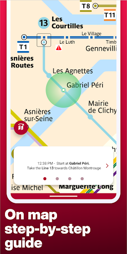 Screenshot Paris Metro – Map and Routes