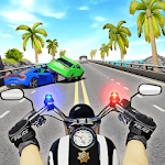 Cover Image of Download Police Bike Highway Rider: Traffic Racing Games  APK