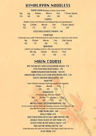 Seven Sisters menu 2