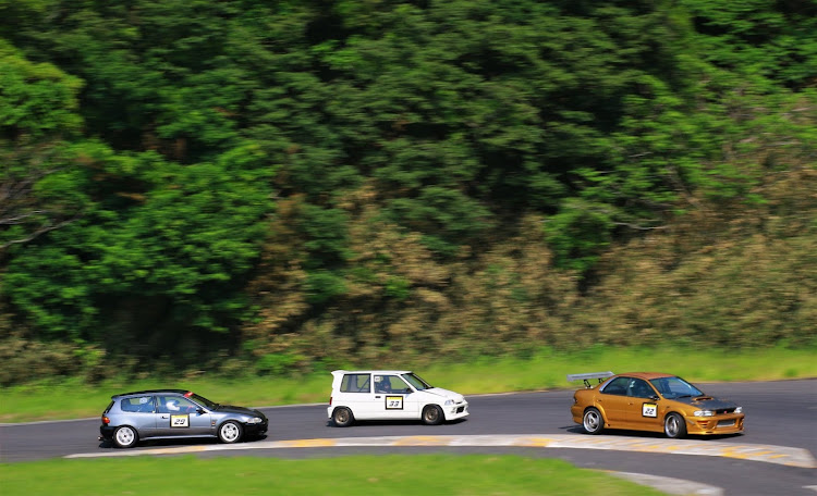 アルトのCS22S・ｱﾙﾄｴﾎﾟﾀｰﾎﾞ・間瀬サーキット・日本海間瀬サーキット・普通車vs軽自動車に関するカスタム事例の投稿画像6枚目