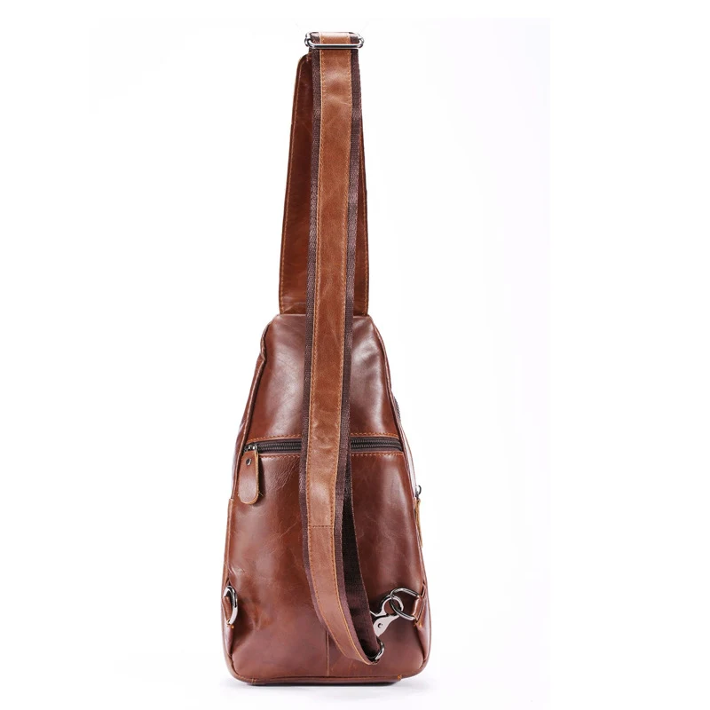 Heren Casual Leren Crossbody Bag, Stijlvol en Praktisch voor Dagelijks Gebruik, Veel Opbergruimte, Comfortabel, Ideaal voor Onderweg