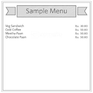 Panwala Cafe menu 1