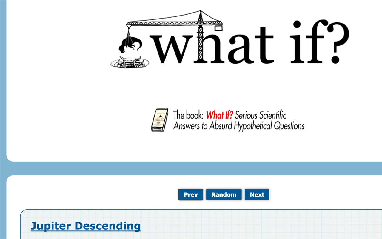 Random "xkcd: what if?" Preview image 1