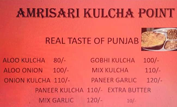 Amritsari Kucha Point menu 