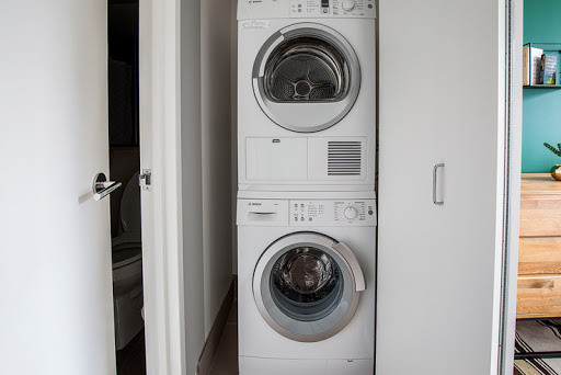 Walk-in closet at W 28th Street Apartment