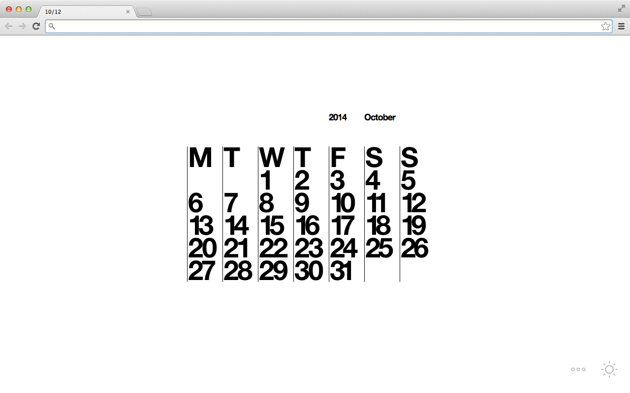 Stendig Calendar Tab Preview image 2