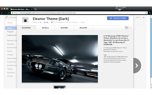 Dark Eleanor Theme free