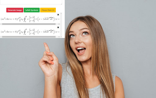 Latex Math Equations for Google Chrome™