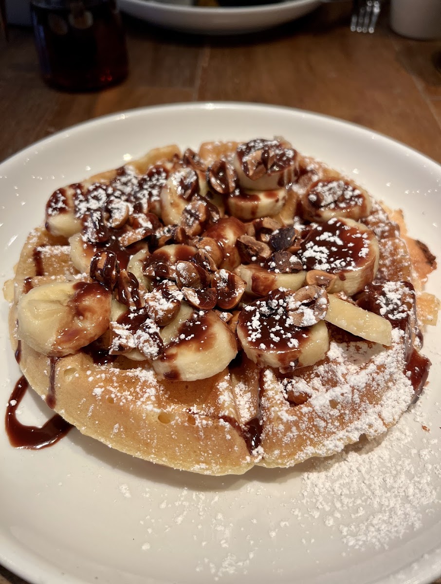 Banana Nutella Waffle