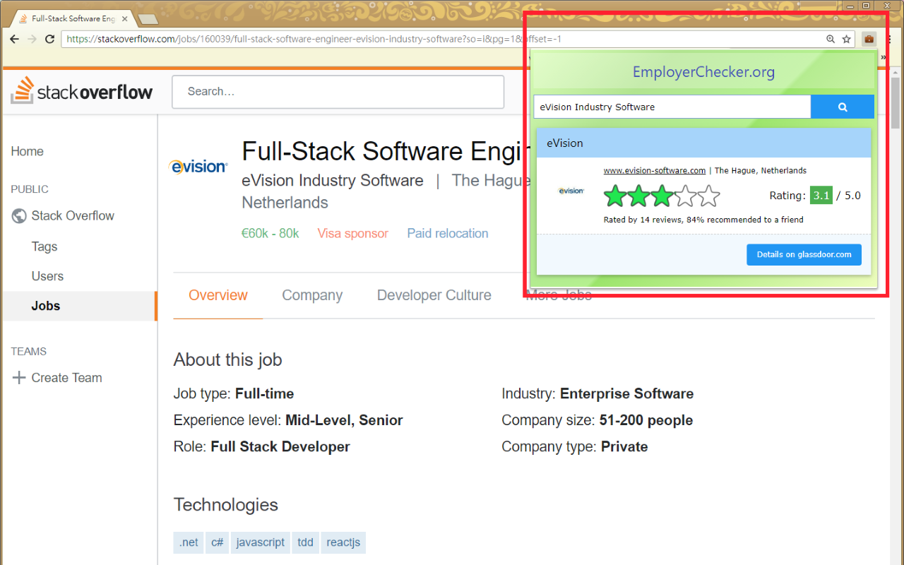 Employer Checker Preview image 1