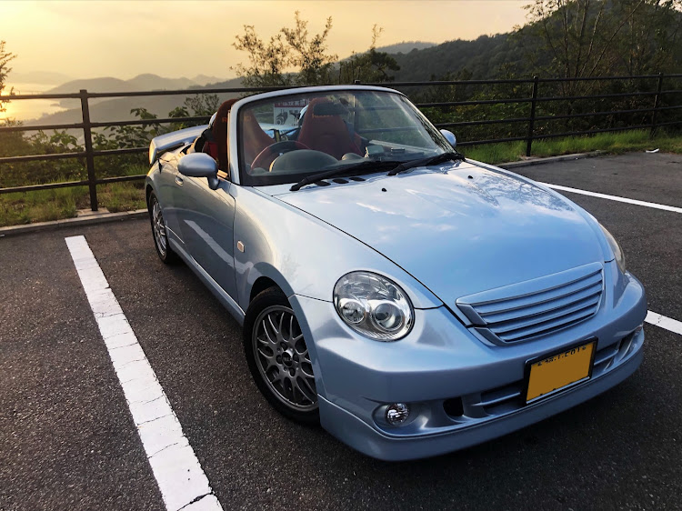 コペンのL880K・オープンカーのある生活・海と愛車・秋分の日・嫁さんとドライブに関するカスタム事例の投稿画像1枚目