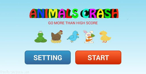 Animals crash